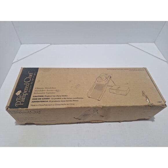 Pampered Chef Ultimate Mandoline Slicer Set New in Box #1087 - Picture 5 of 5